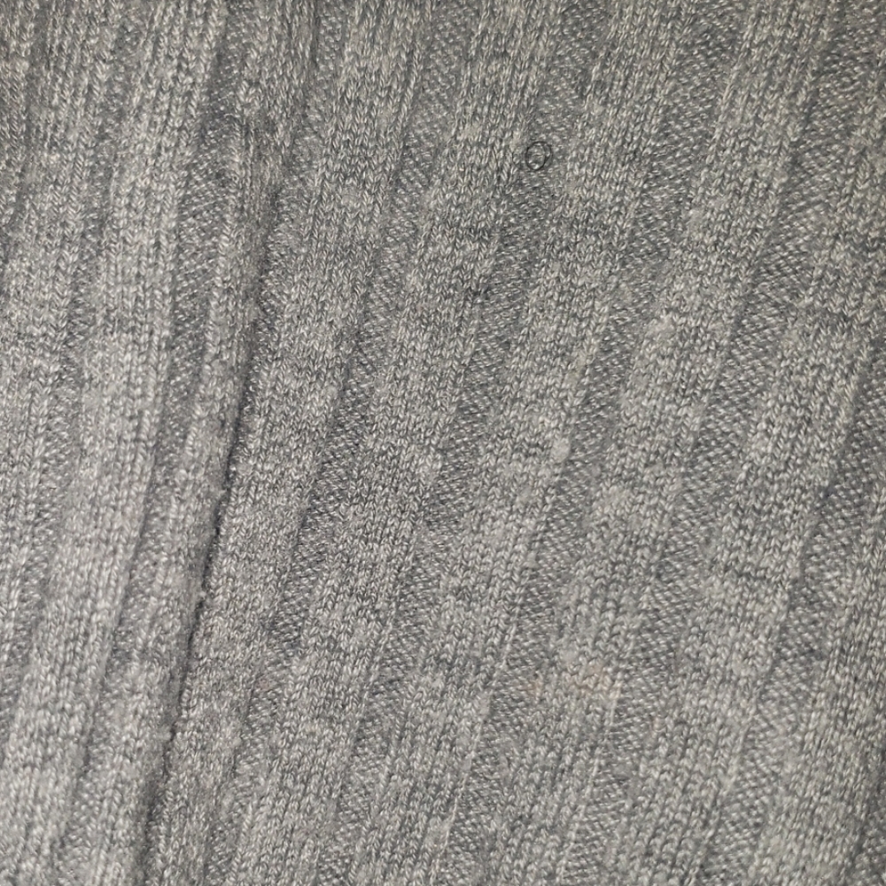 Grey Ribbed Knit Top - Picture 5 of 5